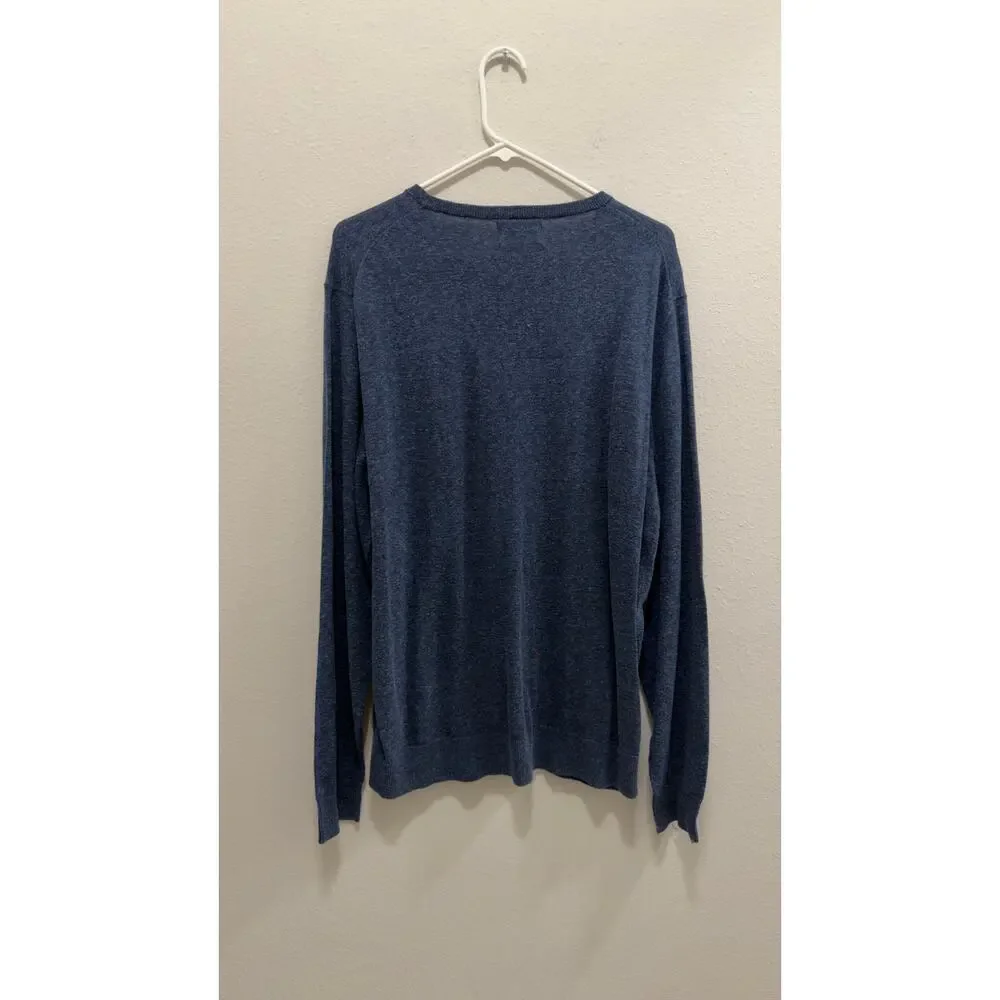 Old Navy Men's Crewneck Pullover Sweater Heathered Blue Size XL